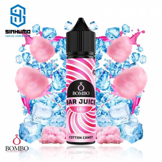 Aroma Cotton Candy Ice 12ml (Longfill) Bar Juice by Bombo E-liquids