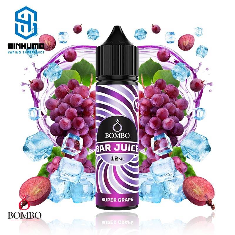 Aroma Super Grape Ice 12ml (Longfill) Bar Juice by Bombo E-liquids