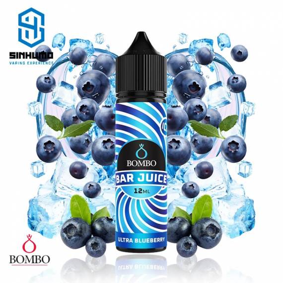 Aroma Ultra Blueberry Ice 12ml (Longfill) Bar Juice by Bombo E-liquids