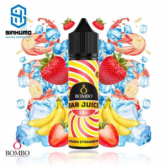 Aroma Banana Strawberry Ice 12ml (Longfill) Bar Juice by Bombo E-liquids