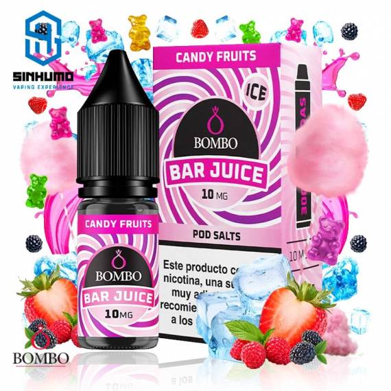 Sales Candy Fruit ice 10ml Bar Juice By Bombo E-liquids