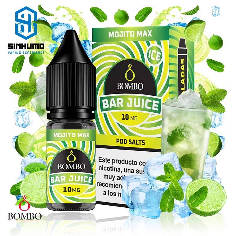 Sales Mojito Max ice 10ml Bar Juice By Bombo E-liquids