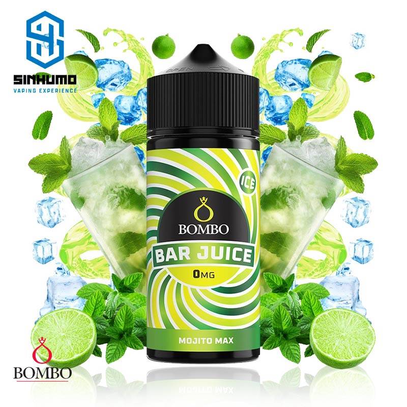 Mojito Max ice 100ml Bar Juice by Bombo E-liquids