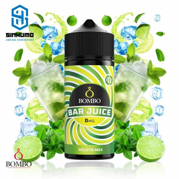 Mojito Max ice 100ml Bar Juice by Bombo E-liquids