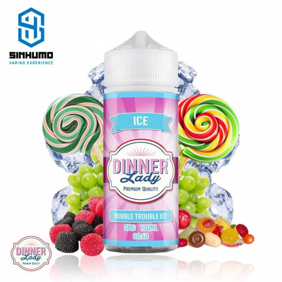 Bubble Trouble Ice 100ml by Dinner Lady