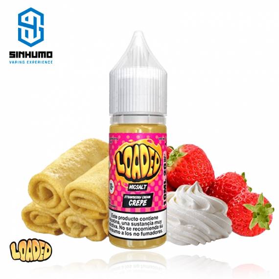 Sales Strawberry Cream Crepe 10ml by Loaded