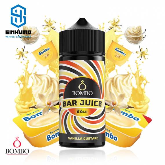 Aroma Vanilla Custard 24ml (Longfill) Bar Juice by Bombo E-liquids