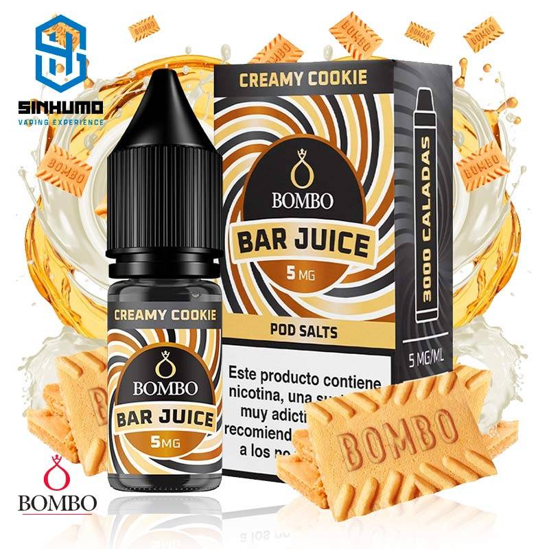 Sales Creamy Cookie 10ml Bar Juice By Bombo E-liquids