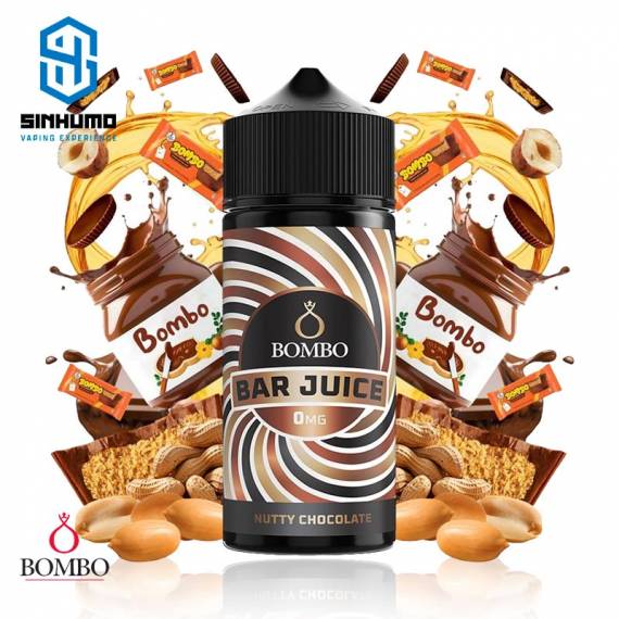 Nutty Chocolate 100ml Bar Juice by Bombo E-liquids