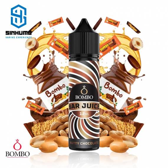 Aroma Nutty Chocolate 12ml (Longfill) Bar Juice by Bombo E-liquids