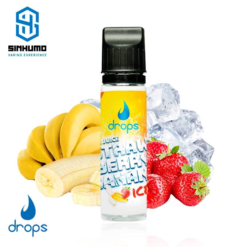 Aroma Strawberry Banana Ice 30ml (Longfill) Bar Juice by Drops