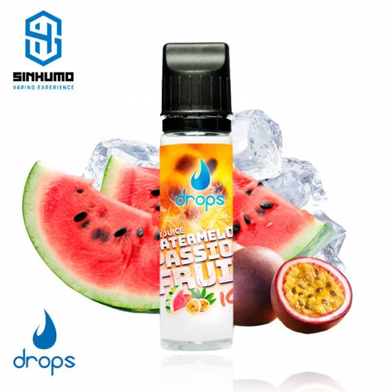 Aroma Watermelon Passion Fruit Ice 30ml (Longfill) Bar Juice by Drops