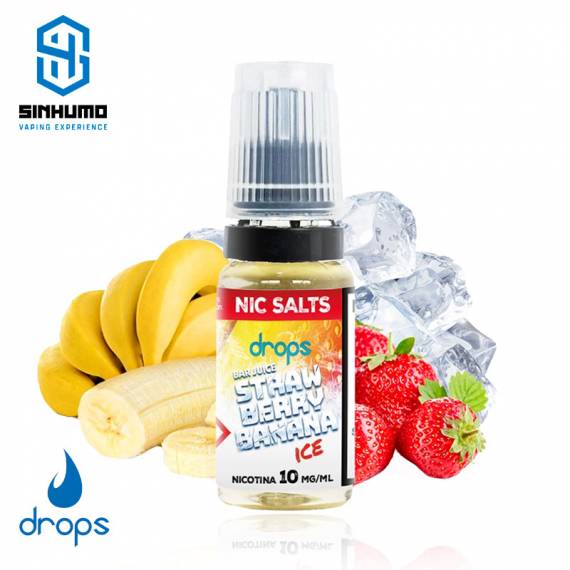 Sales Strawberry Banana Ice 10ml Bar Juice By Drops