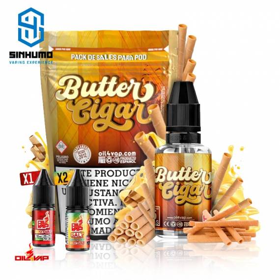 Butter Cigar (Pack de Sales) 28ml By Oil4Vap